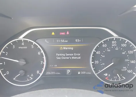 2018 Nissan Maxima 3.5 Platinum z USA, uszkodzony, nr VIN 1N4AA6AP2JC391903